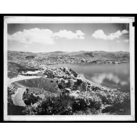 View of Wellington Harbour, from Mount Victoria