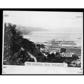 View of Wellington harbour from Tinakori Road, looking towards the Hutt Valley