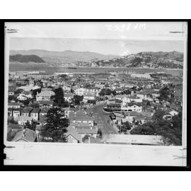 Thorndon from Tinakori Hill, looking towards Business District