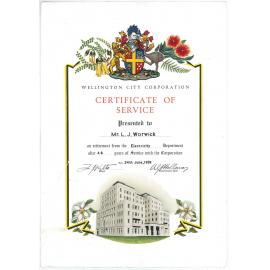 MED Certificate of Service