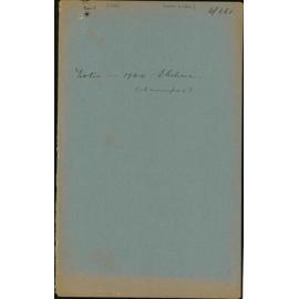 Notes - 1944 Municipal Election