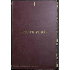 Electric Lighting and Tramways Department Specifications, Volume 1, numbers 1-22