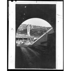 The Carillon from the mouth of the Mount Victoria Tunnel