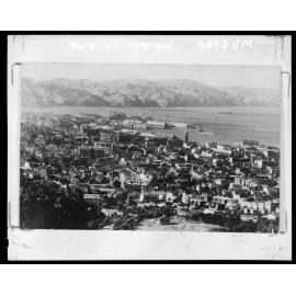 Elevated view of Te Aro, from Nairn Street
