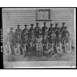 Group photograph of the Wellington Tramways Band