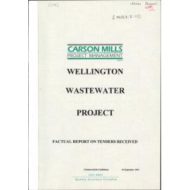 Wellington Wastewater Project, Factual Report on Tenders Received