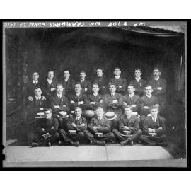 Kohn Shield Team, Wellington City Council Tramways Department team. Group photograph