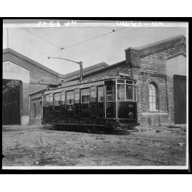Wellington Corporation Tramways tram car no. 43