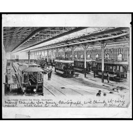 Interior of Electric Tram Sheds
