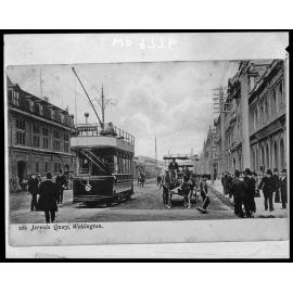 Tramcar bound for Newtown, ' Jervois Quay '