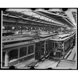 Wellington City Corporation Tram Barn, Thorndon.