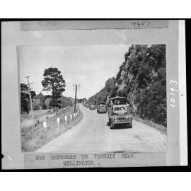 War Refugees in transit, near Wellington