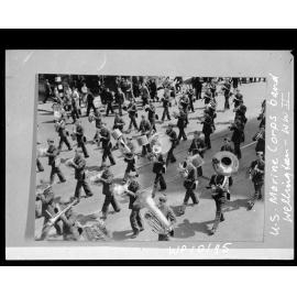 US Marine Corps Band in parade