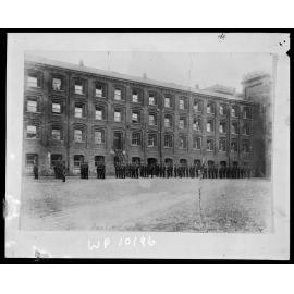 RNZAF Guard of Honour at opening of Alexandra Barracks , Buckle Street, Mount Cook