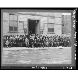 Group photograph, Early Settlers Association, Dominion Day