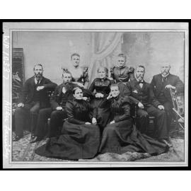 George Allen, Mayor, his wife, Jane, and family