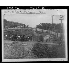 At head of Lincoln Street, 20 Feb 1922-25 Feb 1922