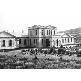 Entrance to Newtown Hospital, [1890]