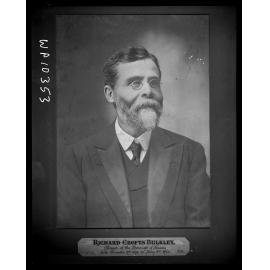 Portrait of Richard Crofts Bulkley, mayor of the Borough of Karori 1894 to 1901