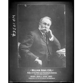 Portrait of William Grey, Head of New Zealand Post and Telegraph Service