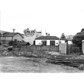 Debris on the eastern approach as a result of tunnel construction