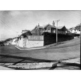 Wooden dwelling on the corner of Carlton Gore Road