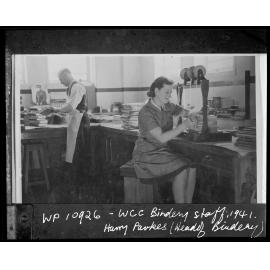 Wellington City Council Bindery Department, Central Public Library
