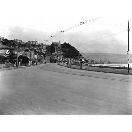 View from Oriental Parade, includes view of Band Rotunda. Monastery in background, Oriental Parade, December 1925