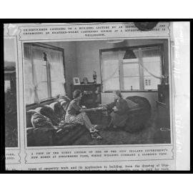 Interior of a State home, Strathmore