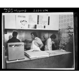 Interior of Brooklyn fish and chip shop