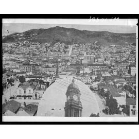 Copy photograph of the Terrace Area, from above Dixon Street