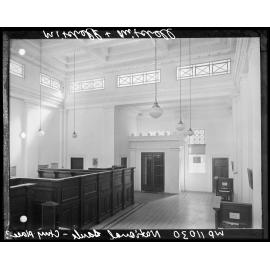 Interior of the National Bank, Courtenay Place