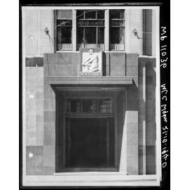 33-37 Hunter Street, detail of the MLC Building ' Union is Strength'