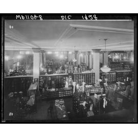 Interior of the DIC department store, Menswear department