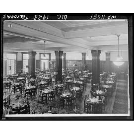 Interior of the DIC department store, Tearooms