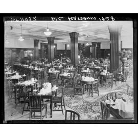 Interior of the DIC department store, Tearooms