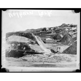 Creating Kelburn Park, looking towards Salamanca Road and Kelburn Parade