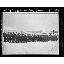 Parade of Constabulary at Mount Cook Barracks