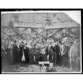 Turning of the first sod by the Wellington and Manawatu Railway Company