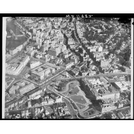 Aerial photograph of Central Business District, Wellington