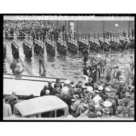Departure of Lord and Lady Bledisloe from New Zealand