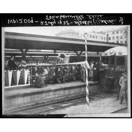 Inaugural ceremony at Wellington Railway Station of the electrification of the Johnsonville Line