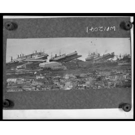 Elevated view of properties on Mulgrave Street and Thorndon Quay