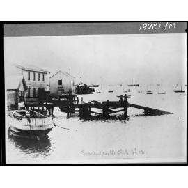 Boat sheds of the Thorndon Yacht Club, Thorndon Quay