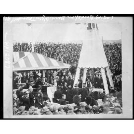 Laying of the foundation stone, Town Hall
