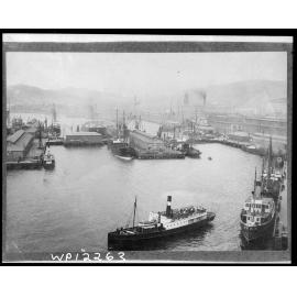 Elevated view of Queens Wharf