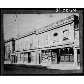 Lyon and Blair, engravers, steam b&w photographic printers, lithographers and stationery supplies. Lambton Quay