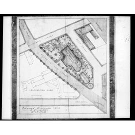 Proposed plan for new street from Cable Street, Edmund Anscombe