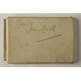 Box and packet that contained British War medal for Lance Corporal James Lovell 5/194