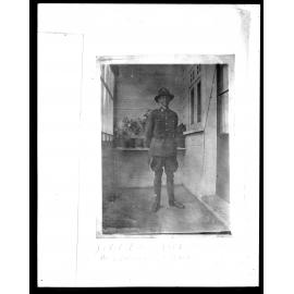 Portrait of man in military dress